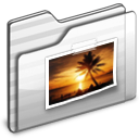 Pictures Folder white icon